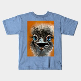 The bird with blue eyes Kids T-Shirt